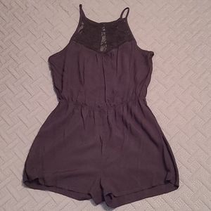 🎉 3/$25 Black Lace Romper